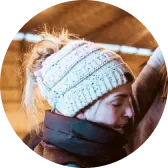 Portrait of Erin Grace, equine massage therapist in Smiths Falls, Ontario